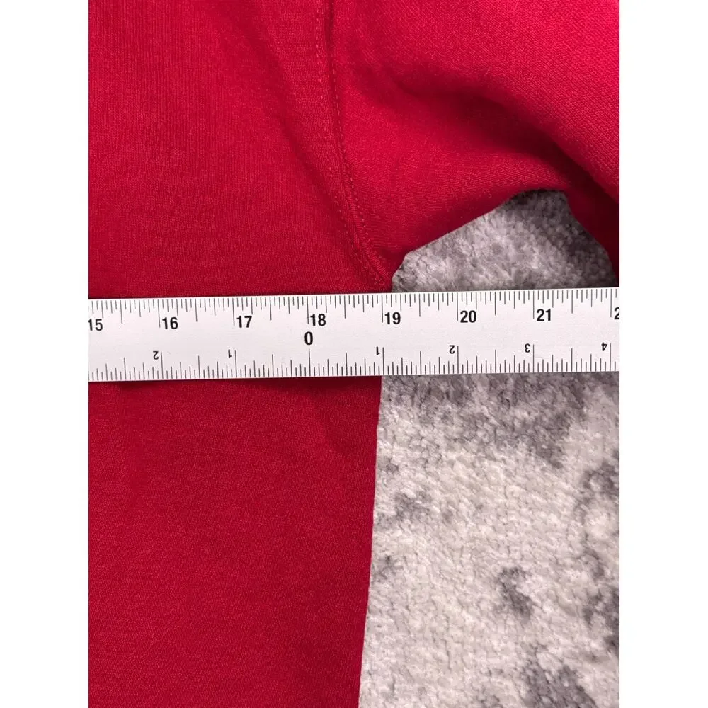 Vintage Russell Athletic Sweatshirt Small Mens Made USA Crewneck Deep Red